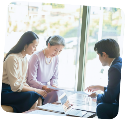 売却査定の相談風景
